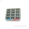 Teclado de silicona de matriz personalizado 3*4